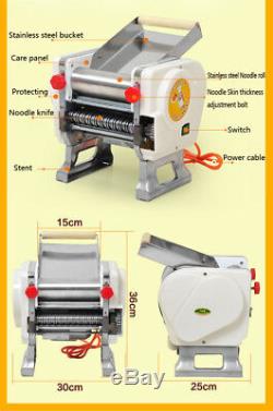 Accueil Électrique Pâtes Commercial Press Maker Noodle Machine 3 MM En Acier Inoxydable