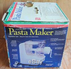 Brand New Popeil P400 Pasta Automatique Maker Machine & Accessoires + Recettes Vhs