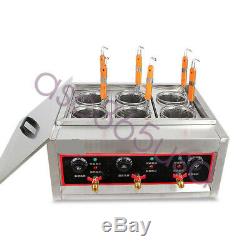 Commercial6 Trous Cuisine Pâtes Cooker Nouilles Pâtes Cuisine 220vdining Machine