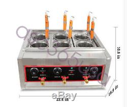 Commercial6 Trous Cuisine Pâtes Cooker Nouilles Pâtes Cuisine 220vdining Machine