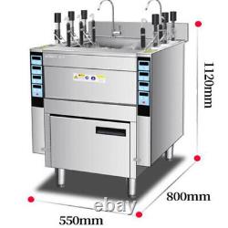 Cuiseur de nouilles commercial Machine de cuisson de pâtes Machine de fabrication automatique de pâtes avec levage automatique
