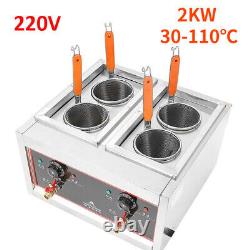 Cuisinière électrique commerciale à nouilles / machine à cuisson de pâtes 220V 2kw 4 paniers