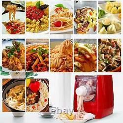 Électric Pasta Makers, Home Machine Automatique Noodle Extruder, 12 Noodle Red