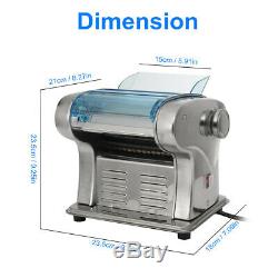 Électrique Noodle Machine De Presse Pasta Maker Pâte Cutter Dumplings Rouleau 135w