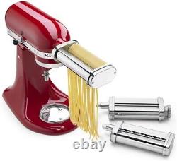 Ensemble de rouleaux à pâtes et de coupe-pâtes 3 pièces KITCHENAID Fettuccine Spaghetti KSMPRA