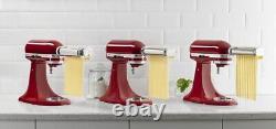 Ensemble de rouleaux à pâtes et de coupe-pâtes 3 pièces KITCHENAID Fettuccine Spaghetti KSMPRA