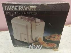 Farberware Select Series Machine De Fabrication De Pâtes Noodle Fpm100 New Open Box (dd)