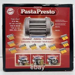 Im Imperia Pasta Presto Electric Pasta Maker Pour les pièces ou la réparation, le moteur s'allume