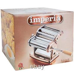 Imperia Pasta Maker Machine Cuivre Fabriqué En Italie Construction D'acier Lourd