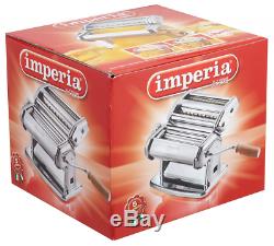 Imperia Pasta Maker Machine De Fabrication Robuste En Acier Avec Easy Lock Dial
