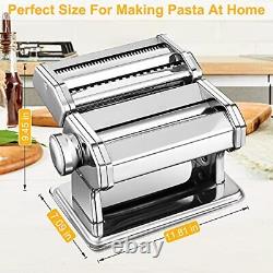 Machine De Fabrication De Pâtes 150 Roller Pasta Maker 7 Réglages D'épaisseur Réglables 2