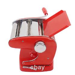 Machine à fabriquer des pâtes à ventouse rouge avec 2 couteaux en acier inoxydable pour usage domestique
