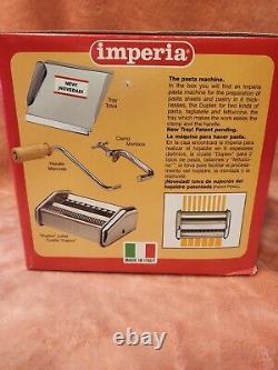 Machine à pâtes Imperia Noodle Maker en acier robuste SP150 Feuilles 6 épaisseurs