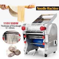 Machine à pâtes à nouilles électrique commerciale à rouleau à pâte pour dumplings aux États-Unis 110V