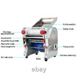 Machine à pâtes à nouilles électrique commerciale à rouleau à pâte pour dumplings aux États-Unis 110V