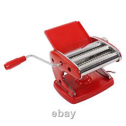 Machine à pâtes à ventouse rouge à deux couteaux de type ventouse en acier inoxydable pour usage domestique