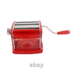 Machine à pâtes à ventouse rouge à deux couteaux de type ventouse en acier inoxydable pour usage domestique