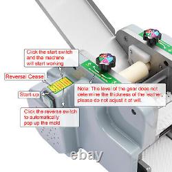 Machine à pâtes automatique électrique pour la fabrication de pâtes et de peaux de dumplings à usage commercial ou domestique - 60 pièces/minute