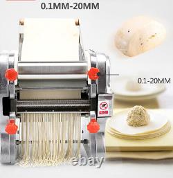 Machine à pâtes électrique 110V avec couteau rond de 2.5mm et presse à nouilles, machine à peau de dumpling