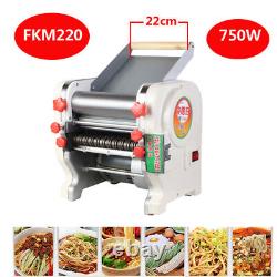 Machine à pâtes électrique 3mm/9mm pour la préparation de nouilles et de peau de dumplings 750W 220V
