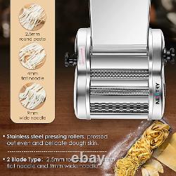 Machine à pâtes électrique - Machine à pâtes - Machine à faire des pâtes - Rouleau à pâte - Coupeur de pâtes épaisses