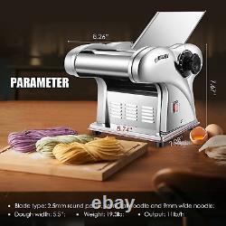 Machine à pâtes électrique Noodle Maker Machine à pâtes Machine à pâtes Rouleau à pâte Coupe-pâte Épaisse