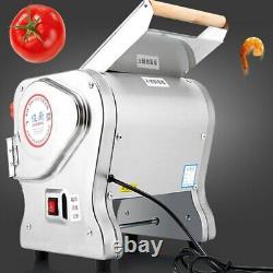 Machine à pâtes électrique Rouleau de peau de raviolis Noodle en acier Commercial Maison