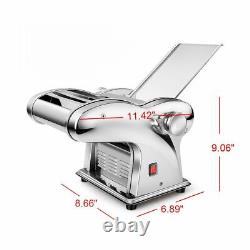 Machine à pâtes électrique avec rouleau à nouilles, 6 réglages d'épaisseur et 4 coupe-pâtes.