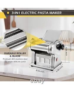 Machine à pâtes électrique avec rouleau à spaghetti pour faire des nouilles