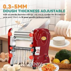 Machine à pâtes électrique commerciale, machine à nouilles automatique, double usage 2 en 1 de haute qualité