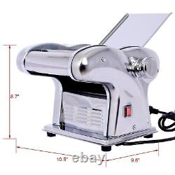 Machine à pâtes électrique polyvalente avec rouleau à pâte, machine à nouilles et 3 lames.
