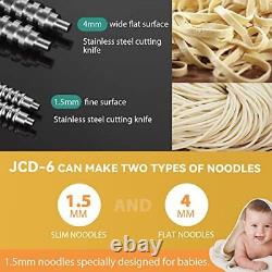 Machine à pâtes électrique pour famille Noodle Maker Pâte à pâtes Rouleau à spaghetti