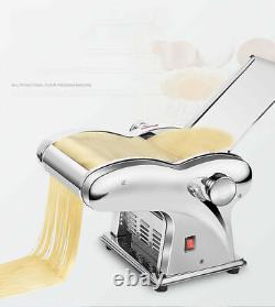 Machine à pâtes électrique pour la fabrication de peau de pâte à dumplings et de nouilles spaghetti avec 4 couteaux