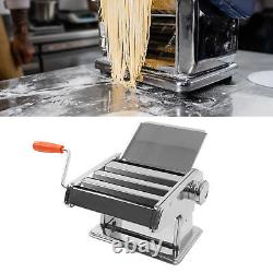 Machine à pâtes en acier inoxydable avec réglage manuel de l'épaisseur à 9 niveaux