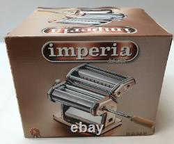Machine à pâtes faites maison en acier cuivré Imperia iPasta Rame - Fabricant de pâtes manuel.