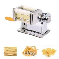 Machine à pâtes fraîches manuelle en acier inoxydable pour lasagnes et spaghettis