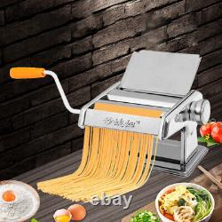 Machine à rouler les pâtes fraîches en acier inoxydable pour spaghetti et fettuccine