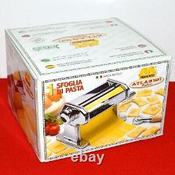 Marcato Atlas 150 Pasta Maker Rouleau Machine De Nouilles Spaghetti Inoxydable Italie