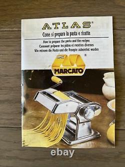 Marcato Atlas Machine À Pâtes 150 & Pièces Jointes Fabriqué En Italie
