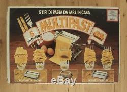 Marcato Atlas Multipast 5 Pasta Maker Machine Lasagne Ravioli Spaghetti