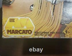 Marcato Atlas Pasta Maker Modèle 150 Deluxe Hand Crank Machine Made In Italy Wbox