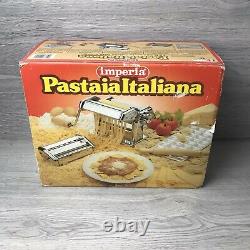 New & Boxed Imperia (pastaia Italiana) Machine À Faire Des Pâtes Avec Des Inserts