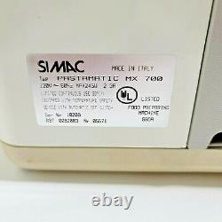 New Rare Simac Pastamatic MX 700 Machine Automatique De Fabrication De Pâtes Électriques