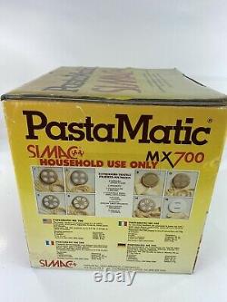 New Rare Simac Pastamatic MX 700 Pasta Électrique Automatique Maker Machine Italienne