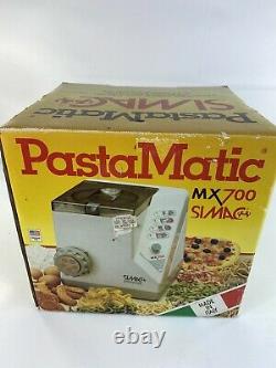 New Rare Simac Pastamatic MX 700 Pasta Électrique Automatique Maker Machine Italienne