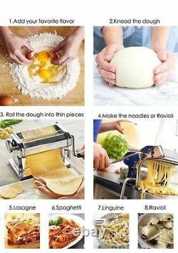 Noodle Pasta Maker Acier Inoxydable Nude Ln Machine Lasagne Spaghetti Tagliatelle