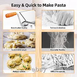 Pasta Maker, Presse Manuelle Manuelle Vtvtkk, Noodle Maker Machine Avec 9 Th Réglable