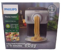 Philips Avance Collection Smart Pasta Maker HR2358/05 Argent/Noir Nouvelle Boîte Ouverte