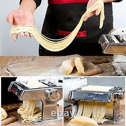 Shule Electric Pasta Maker Machine Avec Ensemble De Moteurs En Acier Inoxydable Pasta Roller M